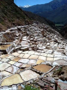 Salt Flats In The Sacred Valley
