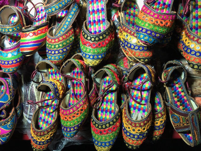 Colorful Shoes In Law Garden Night Market