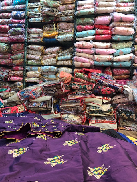 Shopping For Saris And Lenghas
