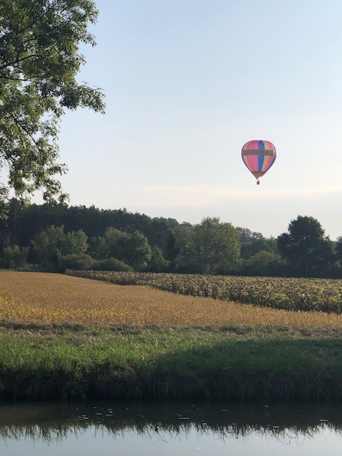 Spotted A Hot Air Balloon On A Bike Ride Too!